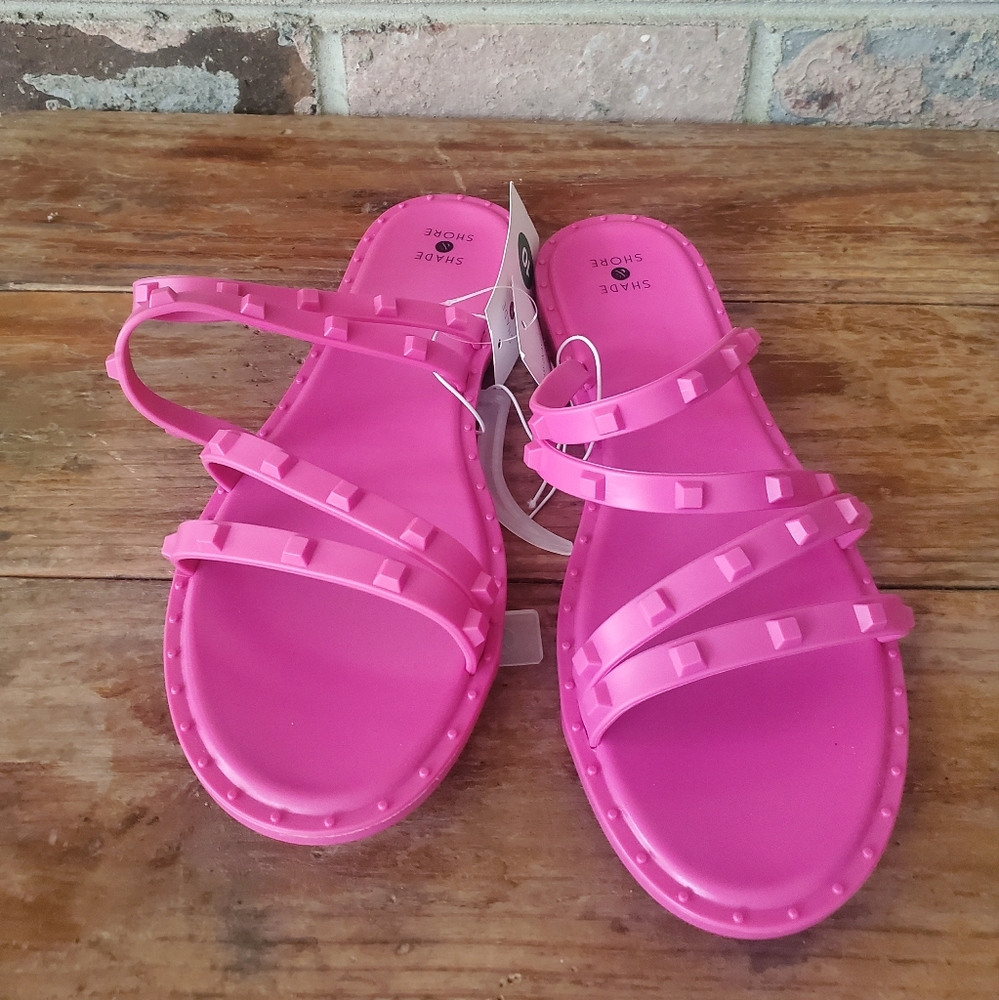 NWT Size 10 Jelly Slide Sandals for Women